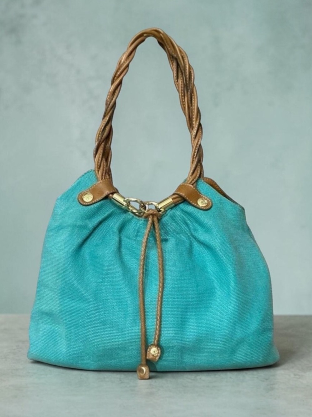 Relic Aqua Shoulder Bag with Braided Strap